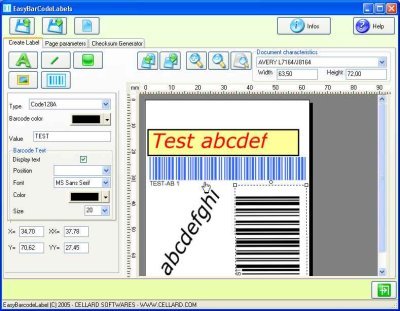 EasyBarcodelabel Screenshot